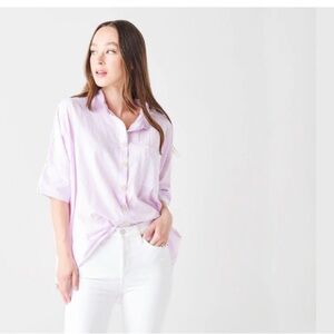 Stark X linen Lavender Button-Up Shirt